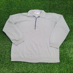 Vintage 80s MOD Sweatshirt Large 23x27 Gray